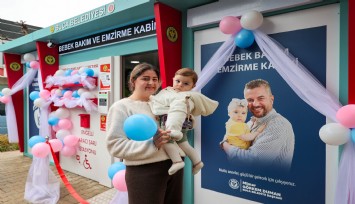 Buca Belediyesi bebek bakım ve emzirme kabini açtı