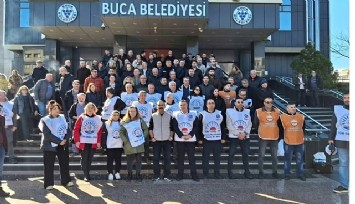 Buca'da memurlardan TİS isyanı: İş bıraktılar