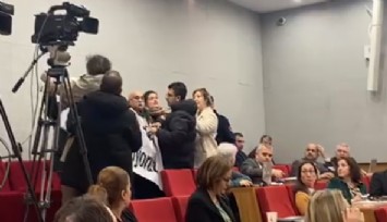 Büyükşehir meclisinde ‘Basmane Çukuru’ gerilimi: Kültürpark Platformu’ndan pankartlı eylem