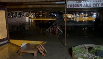 Çanakkale’de baraj doldu, Sarıçay taştı, kent sular altında kaldı