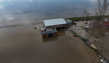 Edirne’de tarım arazileri ve yerleşim yerleri sular altında kaldı