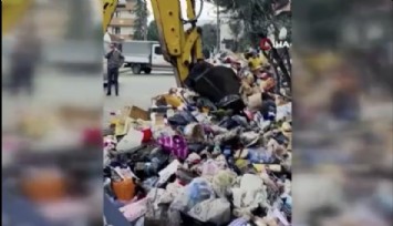 Ev değil çöp tesisi: 30 ton çöp çıkardılar
