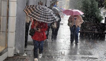 İzmir, Manisa ve Balıkesir için kuvvetli yağış uyarısı