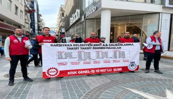 Karşıyaka’da maaş krizi: 7 aydır ücret alamayan işçilere 750 TL’lik kart tepkisi