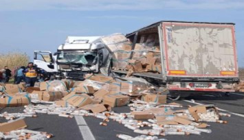 Salihli’de zincirleme kaza: 1’i çocuk 5 kişi yaralandı
