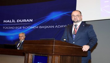 TÜGİAD Ege Şubesi’nde bayrak değişimi: Yeni Başkan Halil Duran