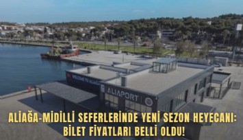 Aliağa-Midilli seferlerinde yeni sezon heyecanı: Bilet fiyatları belli oldu