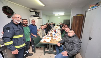 Başkan Mutlu’dan ulaşım personeline iftar: Emekleriniz çok kıymetli