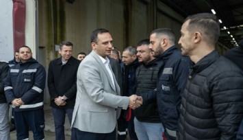 Başkan Ömer Eşki mesai arkadaşlarıyla bayramlaştı