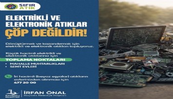 Bayraklı’da elektronik atıklar çöpe gitmiyor
