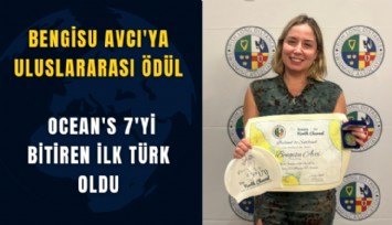 Bengisu Avcı'ya uluslararası ödül: Ocean's 7'yi bitiren ilk Türk oldu