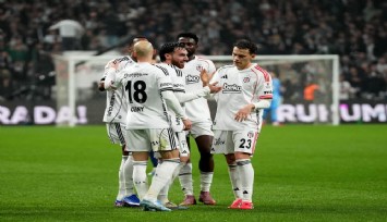 Beşiktaş evinde üç puana uzandı: 2-1