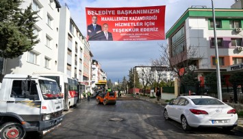 Bornova’da yol seferberliği