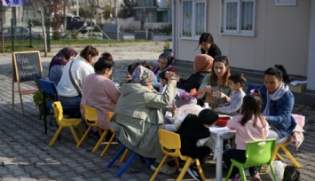 Bornovalı miniklere Çim Adam Atölyesi