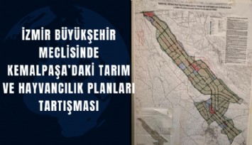 Büyükşehir meclisinde Kemalpaşa’daki tarım ve hayvancılık planları tartışması