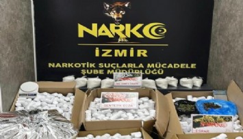 İzmir'de 366 bin 400 uyuşturucu hap ele geçirildi