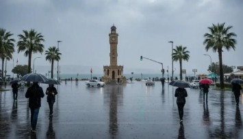 İzmir’de yeni haftanın ilk günlerinde bulut ve sağanak etkisi