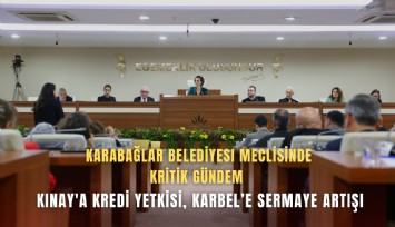 Karabağlar Belediyesi meclisinde kritik gündem: Kınay'a kredi yetkisi, KARBEL’e sermaye artışı
