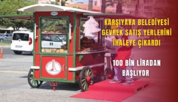 Karşıyaka belediyesi gevrek satış yerlerini ihaleye çıkardı: 100 bin liradan başlıyor