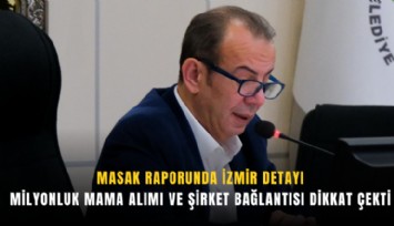 MASAK raporunda İzmir detayı: Milyonluk mama Alımı ve şirket bağlantısı dikkat çekti