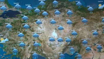 Meteoroloji Genel Müdürlüğü duyurdu: 'Bayram boyunca ülke genelinde yağışlı hava hakim olacak'