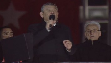 Özel'den Saraçhane mitinginde sert çıkış: Erdoğan'a cunta suçlaması