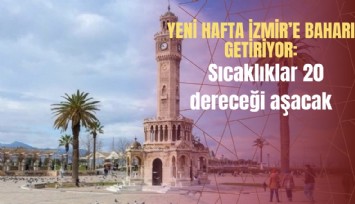 Yeni hafta İzmir’e baharı getiriyor: Sıcaklıklar 20 dereceği aşacak