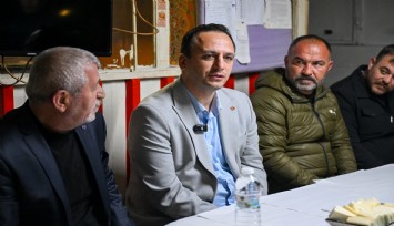 Başkan Eşki minibüsçülerle kahvaltıda buluştu