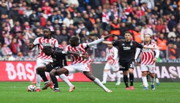 Beşiktaş, Samsun'dan eli boş dönüyor: 2-1