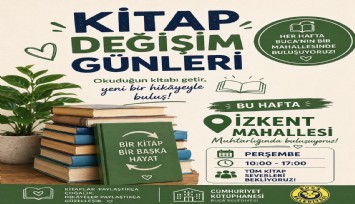 Buca’da  Kitap Değişim Günleri başlıyor