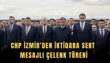 CHP İzmir’den iktidara sert mesajlı çelenk töreni