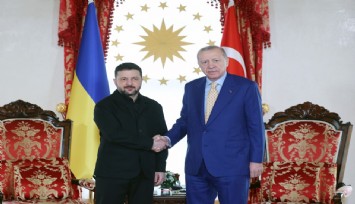 Erdoğan ile Zelenskiy görüşmesi başladı