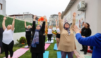 Gülşah Durbay Kadın Danışma Merkezi’nde yoga heyecanı
