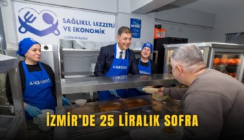 İzmir’de 25 liralık sofra