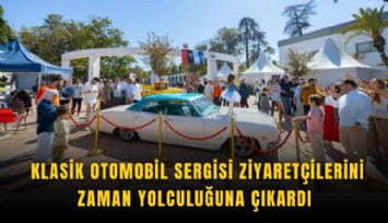 Klasik Otomobil Sergisi ziyaretçilerini zaman yolculuğuna çıkardı
