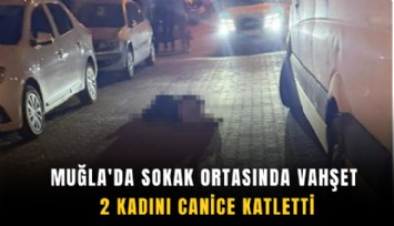 Muğla'da sokak ortasında vahşet: 2 kadını canice katletti