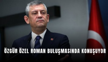 Özgür Özel, roman buluşmasında konuşuyor