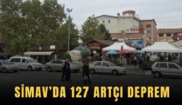 Simav’da 127 artçı deprem