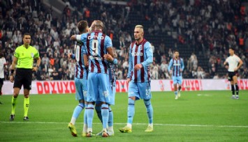 Beşiktaş'ı sahasında 2-1 mağlup ettiler: Derbide kazanan Trabzonspor