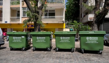 Bornova’ya 325 yeni çöp konteyneri: Daha büyük hacimli konteynerlerle temizlikte yeni dönem