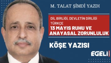 Dil birliği, Devletin dirliği Türkçe, 13 Mayıs ruhu ve anayasal zorunluluk