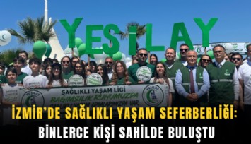 İzmir’de sağlıklı yaşam seferberliği: Binlerce kişi sahilde buluştu