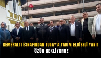 Kemeraltı esnafından Tugay'a takım elbiseli yanıt: Özür bekliyoruz