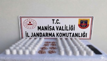 Salihli’de 5 bin 238 adet uyuşturucu hap ele geçirildi