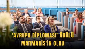 'Avrupa Diploması' ödülü Marmaris'in oldu