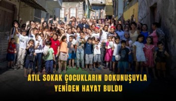 Atıl sokak çocukların dokunuşuyla yeniden hayat buldu