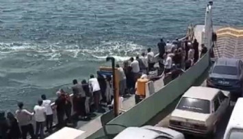 Feribottan denize düşen yolcu son anda kurtarıldı