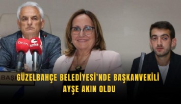 Güzelbahçe Belediyesi’nde Başkanvekili Ayşe Akın oldu