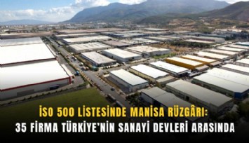 İSO 500 listesinde Manisa rüzgrı: 35 firma Türkiye’nin sanayi devleri arasında