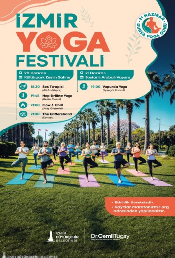 İzmir Yoga Festivali 20-21 Haziran’da ücretsiz düzenlenecek
